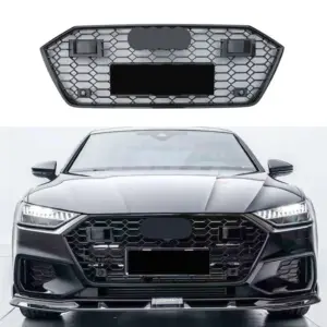 Grille Voor Audi A7/A7 S Line/S7 C8 (Sportback) Pre-Facelift – RS7 Look, Hoogglans Zwart