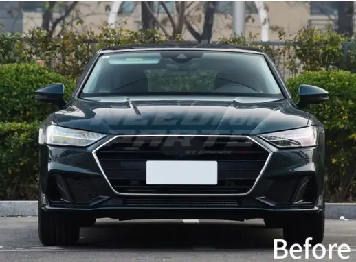Grille For Audi A7/A7 S Line/S7 C8 (Sportback) Pre-Facelift – RS7 Look, Gloss Black