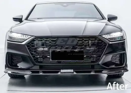 Grille For Audi A7/A7 S Line/S7 C8 (Sportback) Pre-Facelift – RS7 Look, Gloss Black
