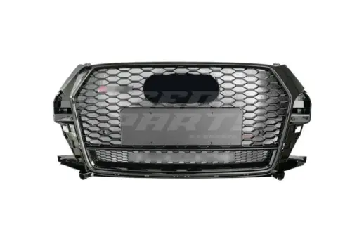 Grille For Audi Q3/Q3 S Line F3 (SUV & Sportback) – RS Look, Gloss Black
