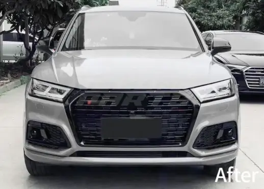 Grille For Audi Q5/Q5 S Line/SQ5 FY (SUV) Pre-Facelift – RSQ5 Look, Gloss Black
