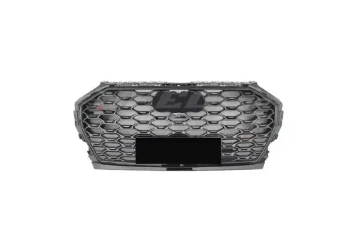 Grille For Audi Q5/Q5 S Line/SQ5 FY (SUV & Sportback) (2020-present) Facelift – RSQ5 Look, Gloss Black