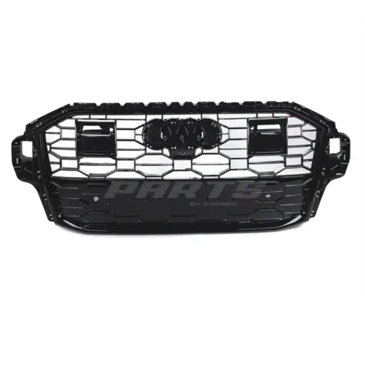 Grille For Audi Q7/Q7 S Line/SQ7 4M (SUV) (2019-2024) Facelift – Sport Look, Gloss Black