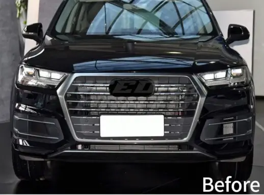 Grille For Audi Q7/Q7 S Line/SQ7 4M (SUV) Pre-Facelift – RSQ7 Look, Gloss Black