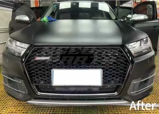 Grille For Audi Q7/Q7 S Line/SQ7 4M (SUV) Pre-Facelift – RSQ7 Look, Gloss Black
