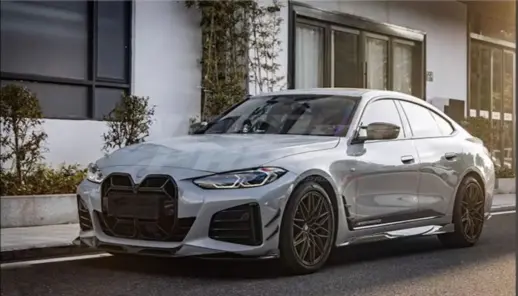 Grille For BMW 4 Series G26 Standard & M Sport & M440i Only – M4 CS Look, Gloss Black