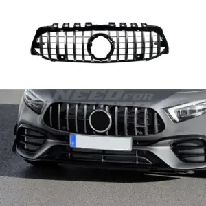 Grille Voor Mercedes A Class V177/W177 Pre-Facelift Standard & AMG Line & A35 AMG – GTR Panamericana Look, Chroom
