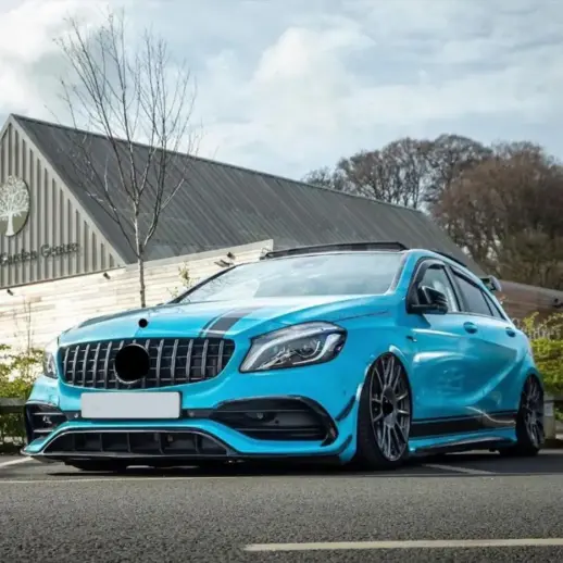 Grille For Mercedes A Class V177/W177 Pre-Facelift Standard & AMG Line & A35 AMG Only – GTR Panamericana Look, Gloss Black