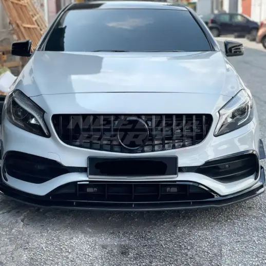 Grille For Mercedes A Class W176 (2015-2018) Facelift Standard & AMG Line & A45 AMG Only – GTR Panamericana Look, Gloss Black