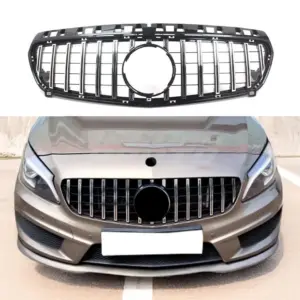 Grille Voor Mercedes A Class W176 Pre-Facelift – GTR Panamericana Look, Chroom