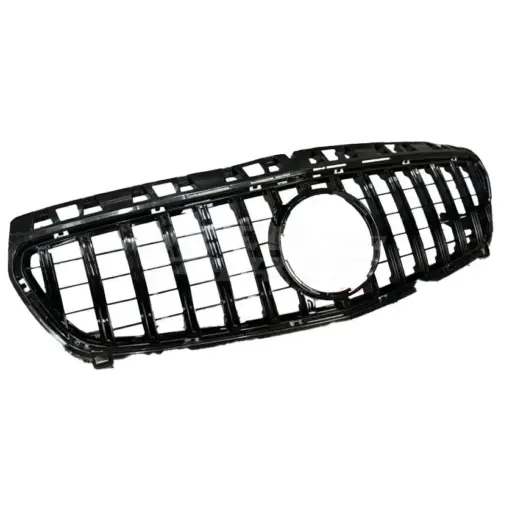 Grille For Mercedes A Class W176 Pre-Facelift Standard & AMG Line & A45 AMG Only – GTR Panamericana Look, Gloss Black