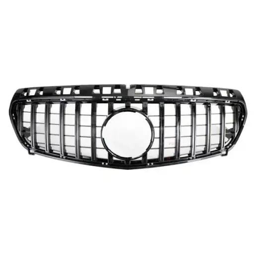 Grille For Mercedes A Class W176 Pre-Facelift Standard & AMG Line & A45 AMG Only – GTR Panamericana Look, Gloss Black