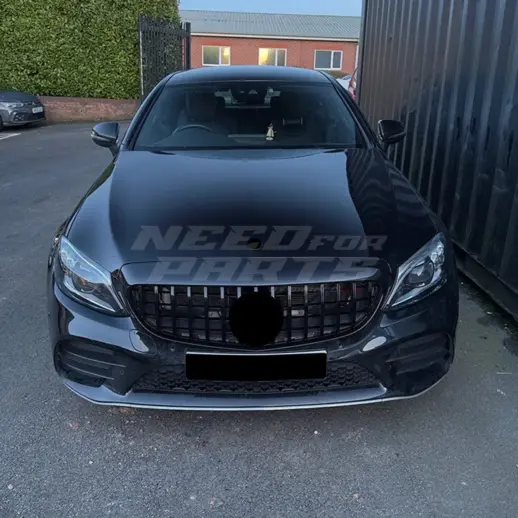 Grille For Mercedes C Class A205/C205/S205/W205 Facelift Standard & AMG Line & C43 AMG Only – GTR Panamericana Look, Gloss Black