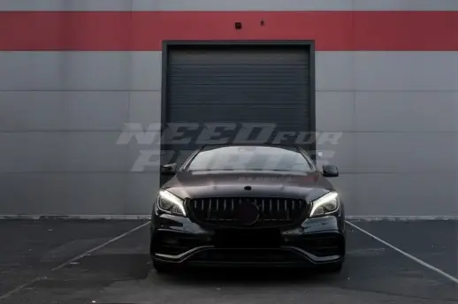Grille For Mercedes CLA Class C117/X117 Standard & AMG Line & CLA45 AMG Only – GTR Panamericana Look, Gloss Black