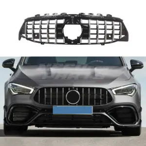 Grille Voor Mercedes CLA X118/C118 Pre-Facelift Standard & AMG Line & CLA35 AMG – GTR Panamericana Look, Chroom