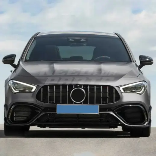 Grille For Mercedes CLA Class C118/X118 Pre-Facelift Standard & AMG Line & CLA35 AMG Only – GTR Panamericana Look, Chrome