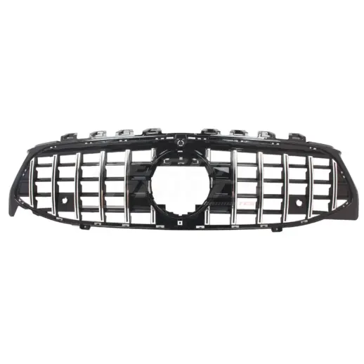 Grille For Mercedes CLA Class C118/X118 Pre-Facelift Standard & AMG Line & CLA35 AMG Only – GTR Panamericana Look, Chrome
