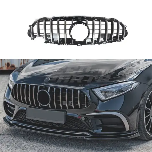 Grille For Mercedes CLS Class C257 Standard & AMG Line & CLS 53 AMG Only – GTR Panamericana Look, Chrome