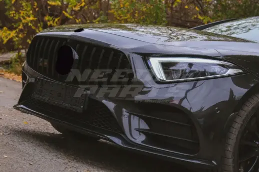 Grille For Mercedes CLS Class C257 Standard & AMG Line & CLS 53 AMG Only – GTR Panamericana Look, Gloss Black