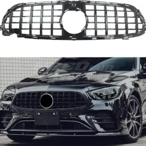 Grille Voor Mercedes E Class C238/A238/S213/W213 Facelift Standard & AMG Line & E53 AMG – GTR Panamericana Look, Hoogglans Zwart