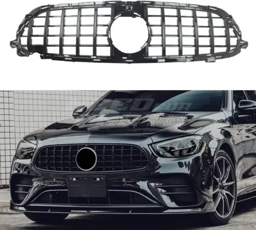 Grille For Mercedes E Class A238/C238/S213/W213 Facelift Standard & AMG Line & E53 AMG Only – GTR Panamericana Look, Gloss Black