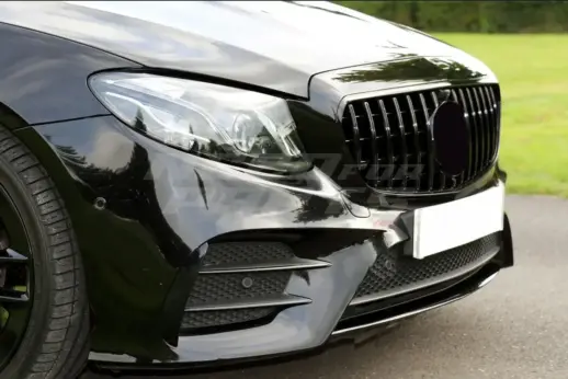 Grille For Mercedes E Class A238/C238/S213/W213 Pre-Facelift Standard & AMG Line & E43 AMG & E53 AMG Only – GTR Panamericana Look, Gloss Black