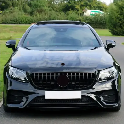Grille For Mercedes E Class A238/C238/S213/W213 Pre-Facelift Standard & AMG Line & E43 AMG & E53 AMG Only – GTR Panamericana Look, Gloss Black