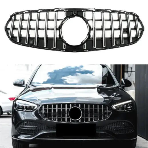 Grille For Mercedes E Class S214/W214 Standard & AMG Line & E53 AMG Only – GTR Panamericana Look, Chrome