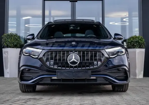 Grille For Mercedes E Class S214/W214 Standard & AMG Line & E53 AMG Only – GTR Panamericana Look, Gloss Black