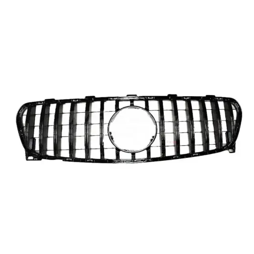 Grille For Mercedes GLA Class X156 (2017-2019) Facelift Standard & AMG Line & GLA45 AMG Only – GTR Panamericana Look, Gloss Black