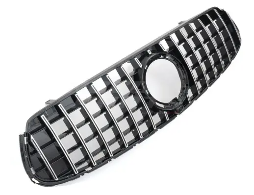 Grille For Mercedes GLC Class C253/X253 Facelift AMG Line & GLC43 AMG Only – GTR Panamericana Look, Chrome