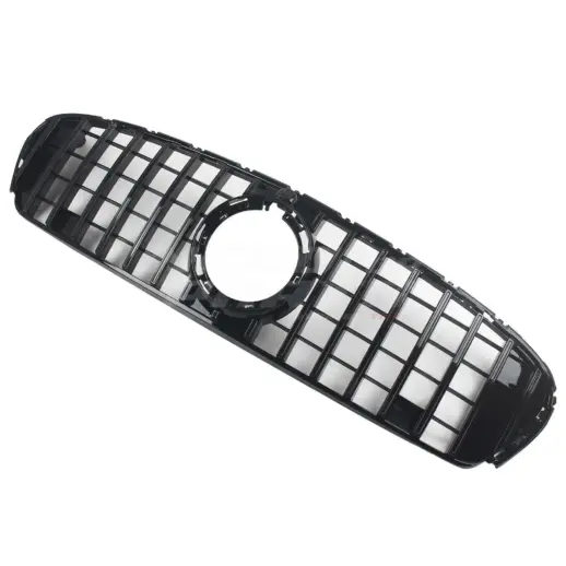 Grille For Mercedes GLC Class C253/X253 Facelift AMG Line & GLC43 AMG Only – GTR Panamericana Look, Gloss Black