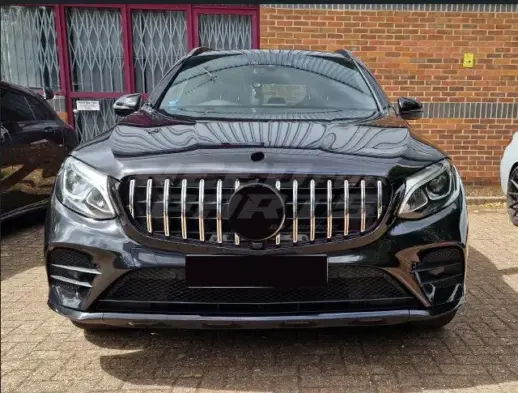Grille For Mercedes GLC Class C253/X253 Pre-Facelift Standard & AMG Line & GLC43 AMG Only – GTR Panamericana Look, Chrome