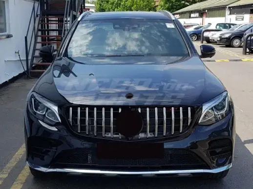 Grille For Mercedes GLC Class C253/X253 Pre-Facelift Standard & AMG Line & GLC43 AMG Only – GTR Panamericana Look, Chrome