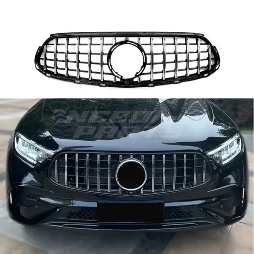 Grille For Mercedes GLC Class X254 AMG Line & GLC43 AMG Only – GTR Panamericana Look, Chrome