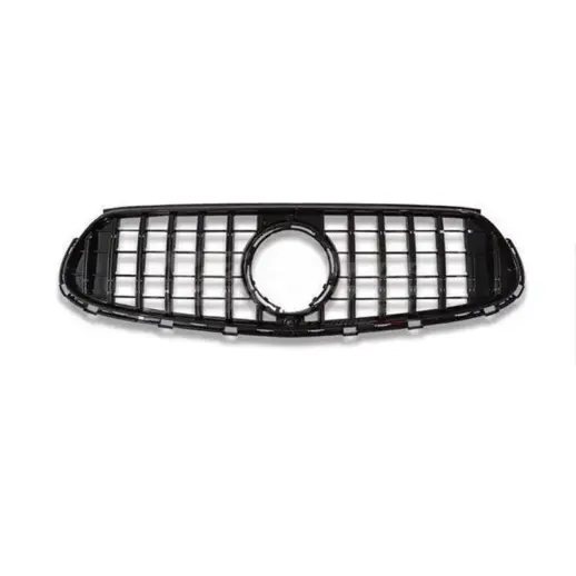 Grille For Mercedes GLC Class X254 AMG Line & GLC43 AMG Only – GTR Panamericana Look, Gloss Black