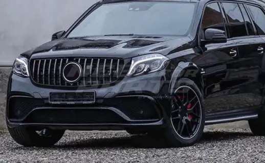 Grille For Mercedes GLE Class W166 Standard & AMG Line & GLE43 AMG & GLE450 AMG Only – GTR Panamericana Look, Gloss Black