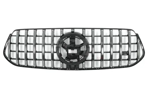 Grille For Mercedes GLE Class W167 (2019-2023) Pre-Facelift AMG Line & GLE53 AMG Only – GTR Panamericana Look, Chrome