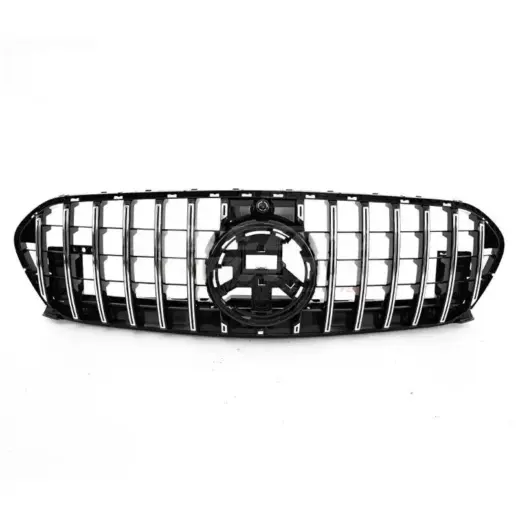 Grille For Mercedes GLE Class W167 (2023-present) Facelift AMG Line & GLE53 AMG Only – GTR Panamericana Look, Chrome