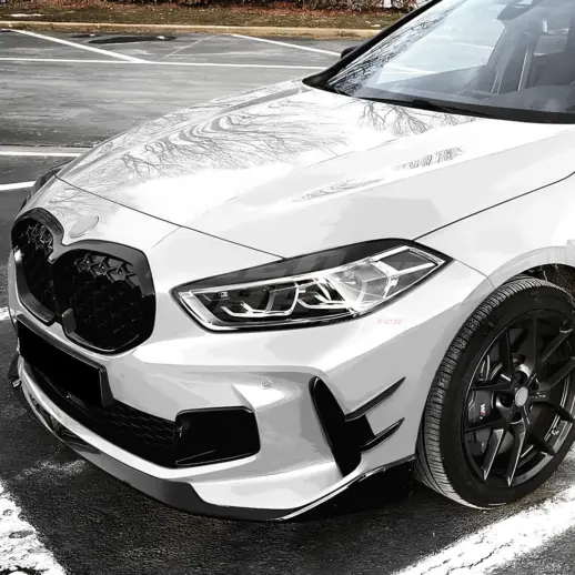 Headlight Covers For BMW 1 Series F40 (2019-2024) Standard & M Sport & M135i Only – Sport Look, Gloss Black