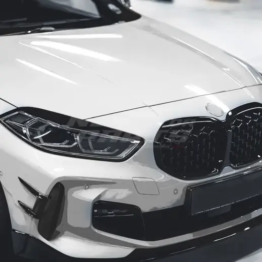Headlight Covers For BMW 1 Series F40 (2019-2024) Standard & M Sport & M135i Only – Sport Look, Gloss Black