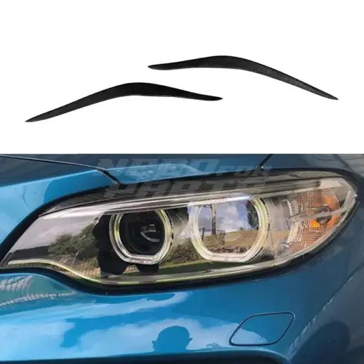 Headlight Covers For BMW 2 Series F22/F23 Standard & M Sport & M240i & M235i Only – M Performance Look, Gloss Black