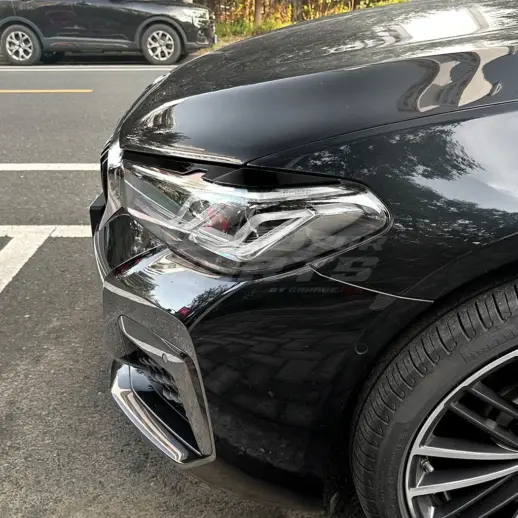 Headlight Covers For BMW 5 Series G30/G31 LCI Standard & M Sport & M550i Only – M Performance Look, Gloss Black
