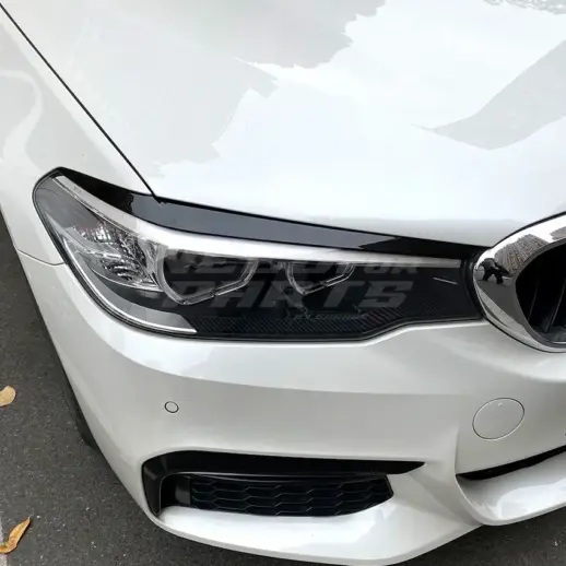 Headlight Covers For BMW 5 Series G30/G31 Pre-LCI Standard & M Sport & M550d & M550i Only – M Performance Look, Gloss Black