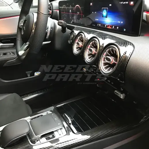 Interior Cover Set For Mercedes A Class/CLA Class C118/W177/X118 Pre-Facelift Standard & AMG Line & A35 AMG & CLA35 AMG & A45 AMG & CLA45 AMG Only – AMG Look, Carbon Look