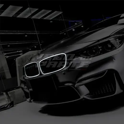 LED Double Line Grille For BMW 3 Series F30/F31 Standard & M Sport Only – M Performance Look, Gloss Black