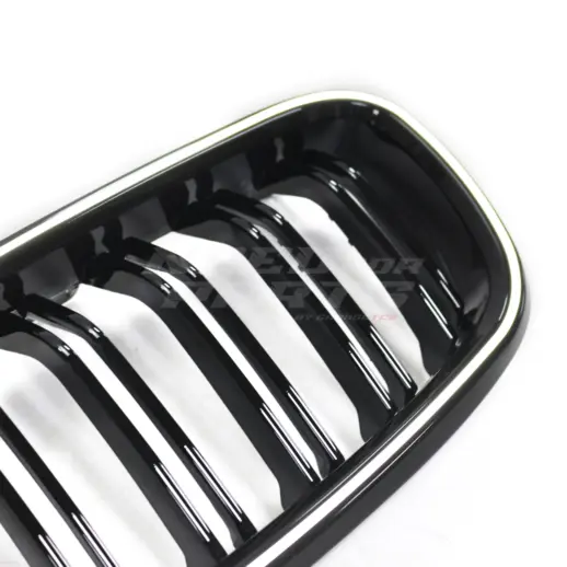 LED Double Line Grille For BMW 3 Series F30/F31 Standard & M Sport Only – M Performance Look, Gloss Black