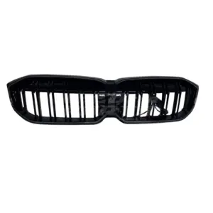 LED Double Line Grille Voor BMW 3 Series G20/G21 LCI – M Performance Look, Hoogglans Zwart