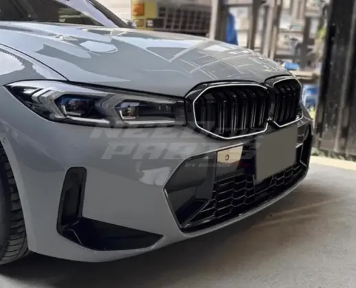 LED Double Line Grille For BMW 3 Series G20/G21 Pre-LCI Standard & M Sport & M340d & M340i Only – M Performance Look, Gloss Black