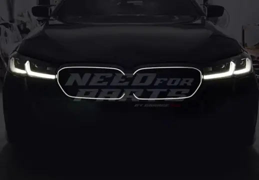 LED Double Line Grille For BMW 3 Series G20/G21 Pre-LCI Standard & M Sport & M340d & M340i Only – M Performance Look, Gloss Black